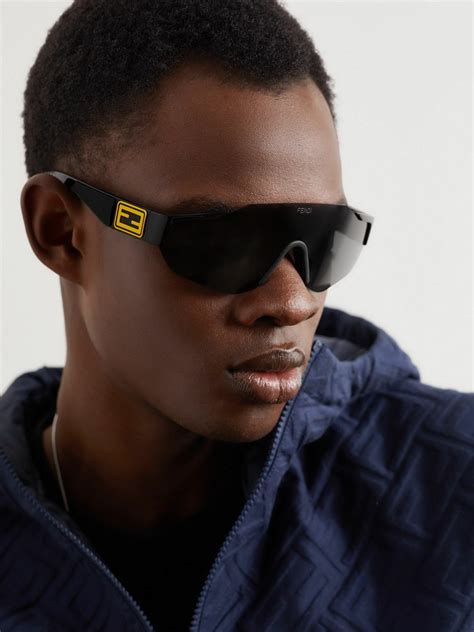 fendi sunglasses leather arms|fendi sunglasses men.